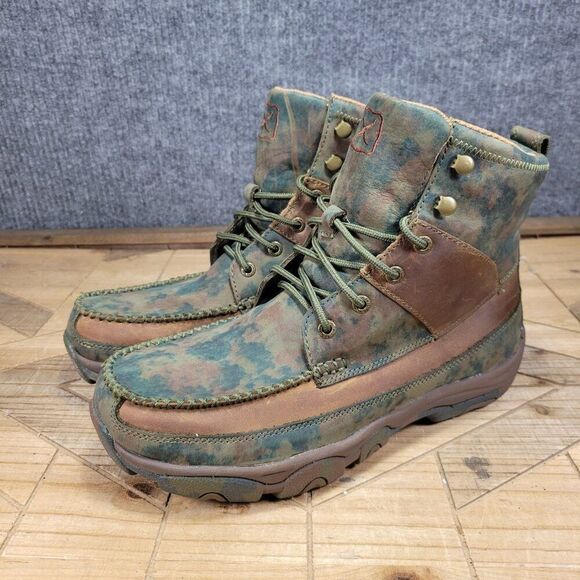 Twisted X‎ Boots Men’s Hiker 6” MHKW001 Width W 7 TX Camo W/P - Picture 2 of 11